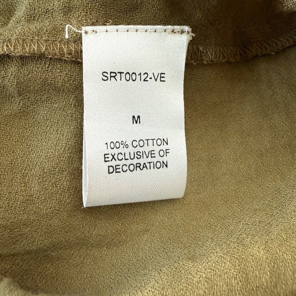 T H M L Women's NWT Embroidered Top size M - Picture 9 of 10